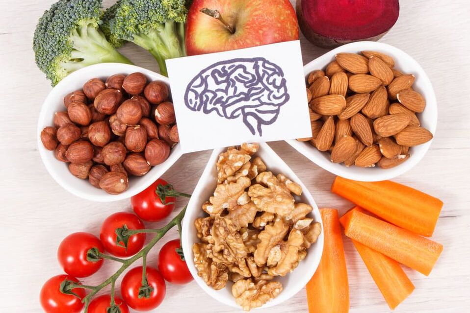 noci e verdure fanno bene alla memoria e al cervello